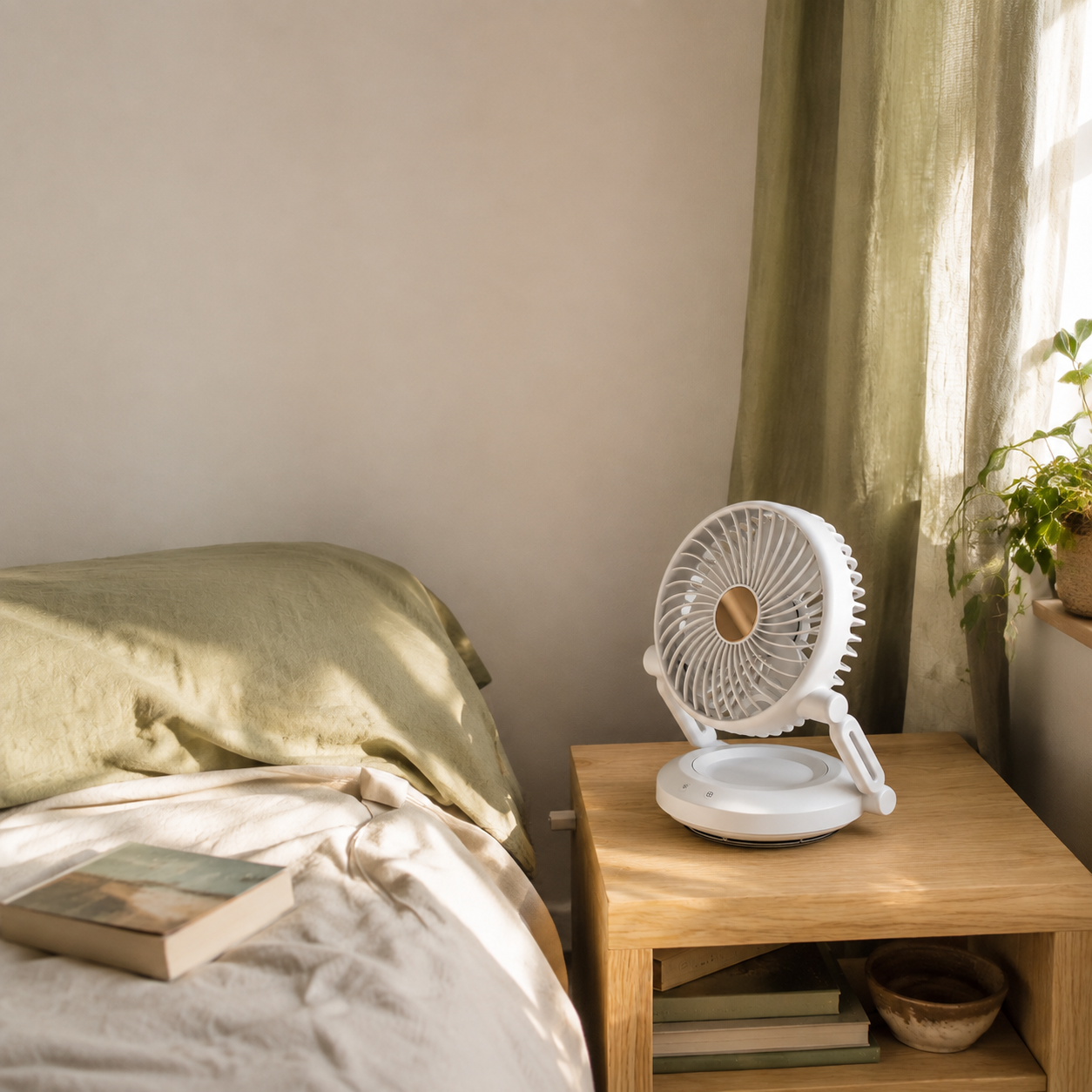 Montara Flowe™ on a sunny bedside table